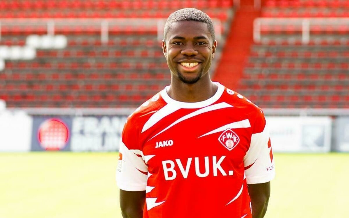 Leroy Kwadwo Würzburger Kickers 2020 21 - Foto: FWK / Silvia Gralla Leroy Kwadwo Würzburger Kickers 2020 21 - Foto: FWK / Silvia Gralla